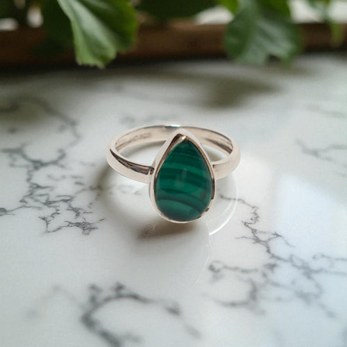 Malachite Teardrop