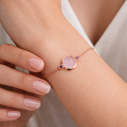 Blush Rose Quarts Bracelet