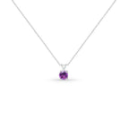Amethyst Solitaire Pendant