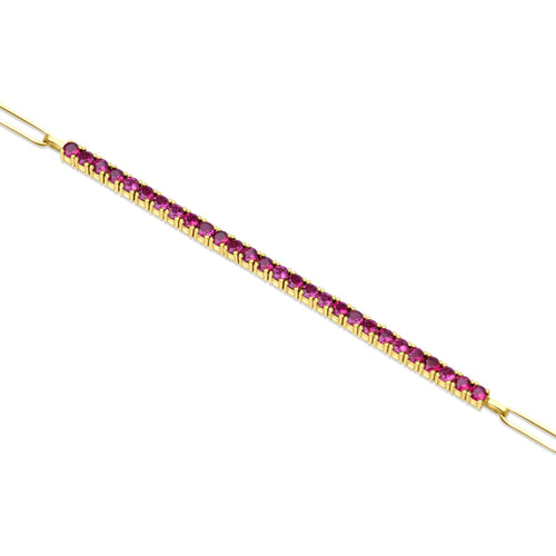 Rhodolite Linea Necklace