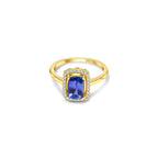 Tanzanite Crown, Enriched with Diamonds