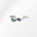 Frosted Blue Studs