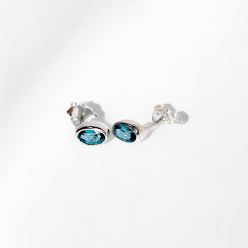 Frosted Blue Studs