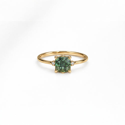 Forest Green Bliss, Adorned with Diamonds