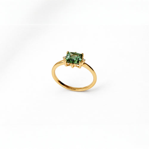 Forest Green Bliss, Adorned with Diamonds