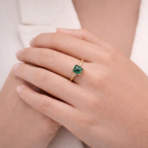 Forest Green Bliss, Adorned with Diamonds