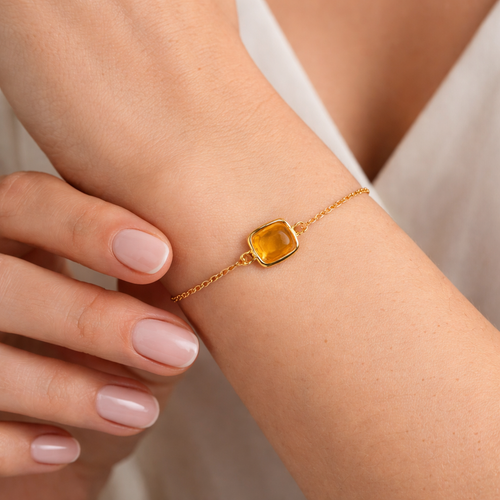 Sunlit Citrine Braclet