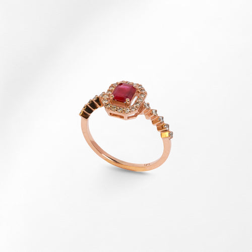 Serene Ruby Red Glitter