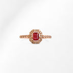 Serene Ruby Red Glitter