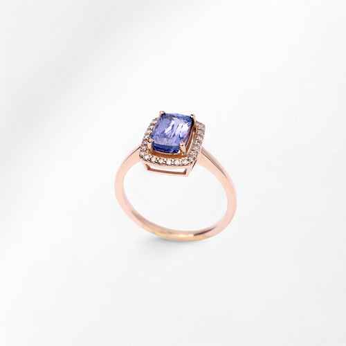 Tanzanite Crown, Enriched with Diamonds