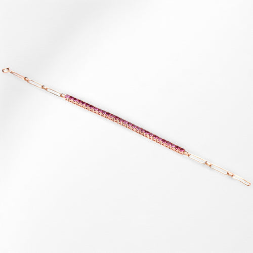 Rhodolite Linea Bracelet