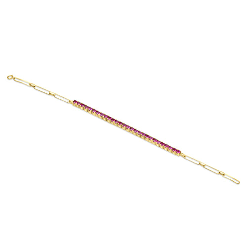 Rhodolite Linea Bracelet