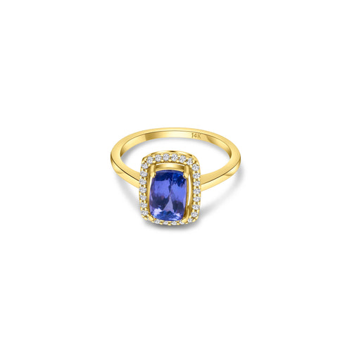 Tanzanite Crown, Enriched with Diamonds
