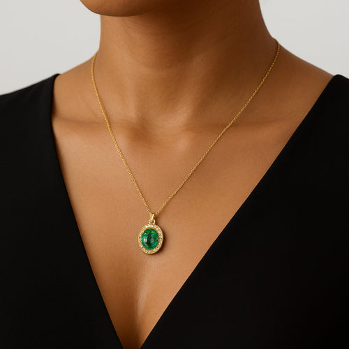 Verdant Halo Pendant